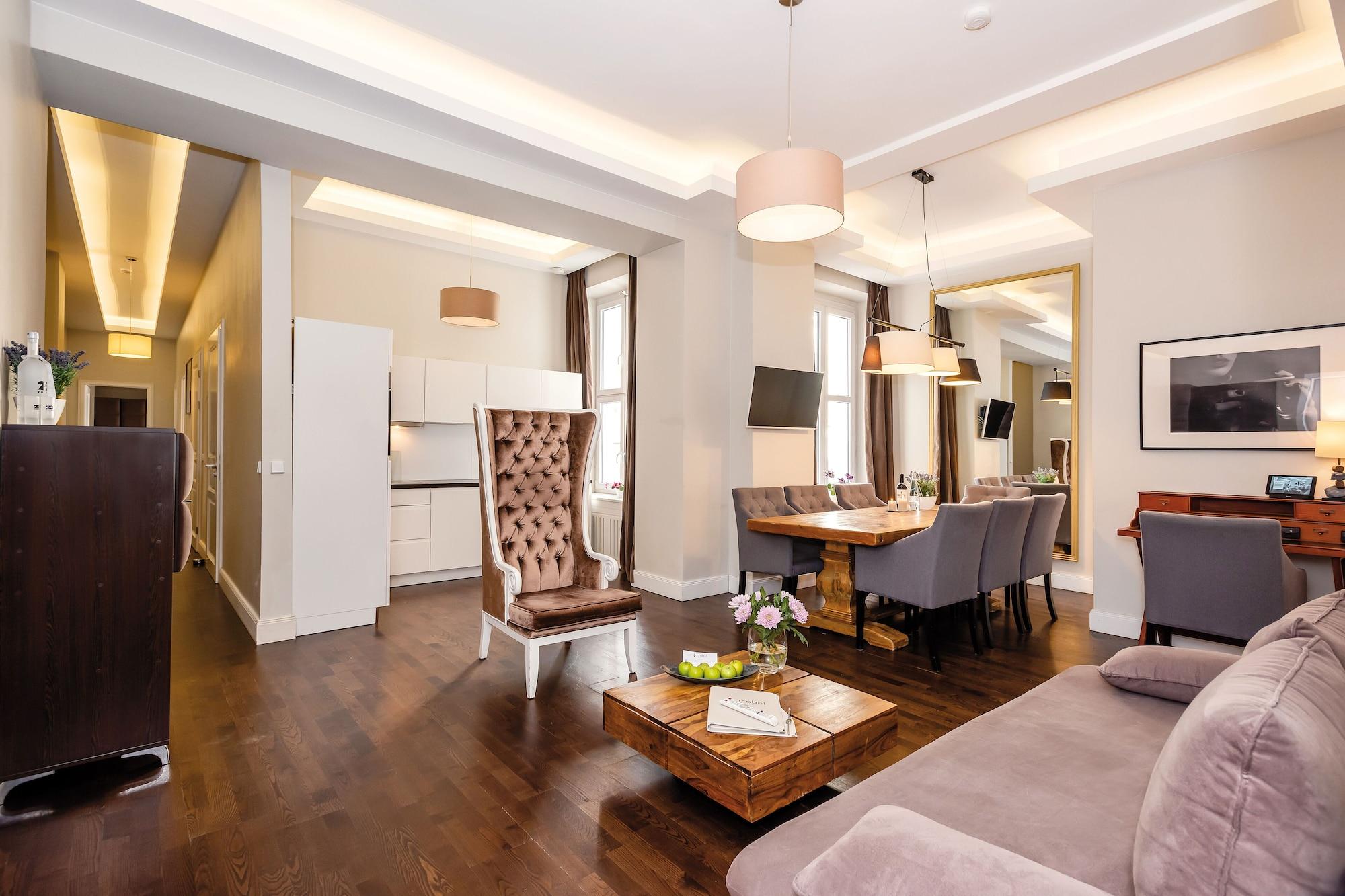 Arabel Design Apartments Berlin Exteriör bild Interior of a serviced apartment in Warsaw, Poland