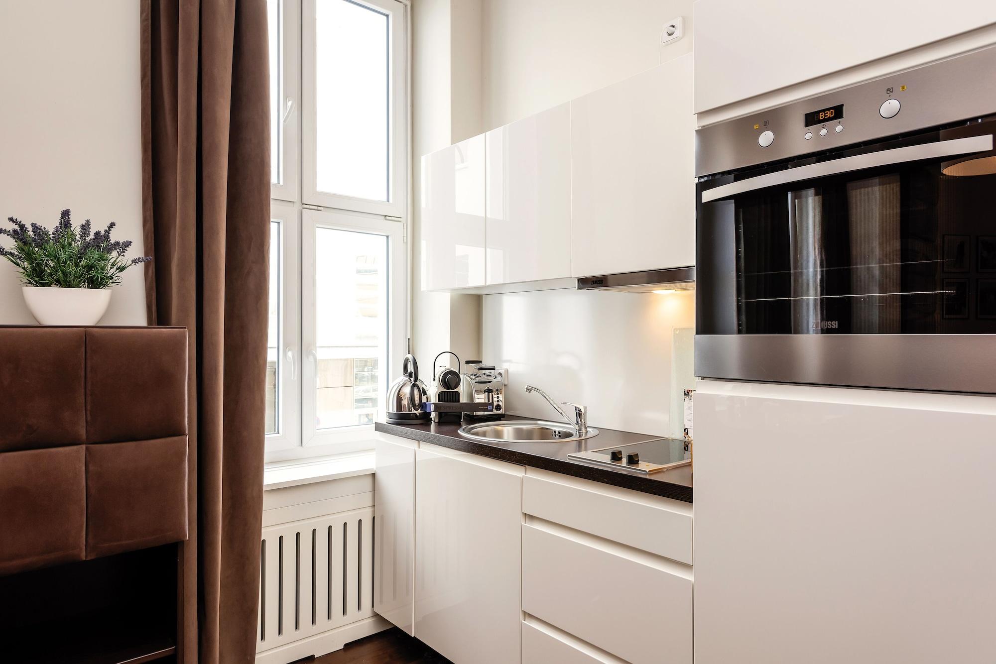 Arabel Design Apartments Berlin Exteriör bild A modern kitchen